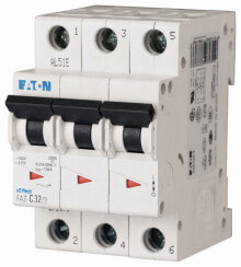 Автоматика для электрогенераторов Eaton FAZ-C25/3 прерыватель цепи Миниатюрный выключатель С-тип 278875