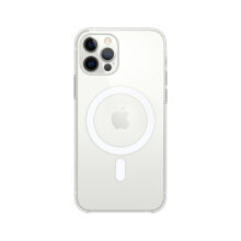 Чехлы для смартфонов чехол силиконовый Apple MagSafe MHLM3ZM/A для iPhone 12/12 Pro прозрачный