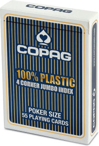 Развлекательные игры для детей Колода игральных карт COPAG® Plastik Poker Jumbo
