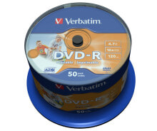 Диски и кассеты Verbatim 43533 чистый DVD 4,7 GB DVD-R 50 шт