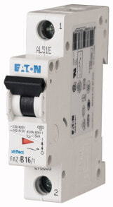Автоматика для электрогенераторов eaton FAZ-S1/1 прерыватель цепи Миниатюрный выключатель S-type 278606