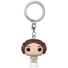 Сувенирные брелоки и ключницы для геймеров fUNKO Pocket POP Star Wars Leia Key Chain