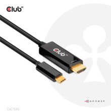 Компьютерные разъемы и переходники CLUB3D CAC-1334 видео кабель адаптер 1,8 m HDMI Тип A (Стандарт) USB Type-C