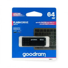 USB  флеш-накопители Флэш-накопитель Goodram - USB 3.0 Флешка UME3 Черный 64 ГБ