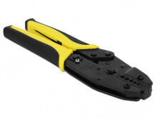 Инструменты для работы с кабелем DeLOCK 90296 обжимной инструмент для кабеля Черный, Желтый