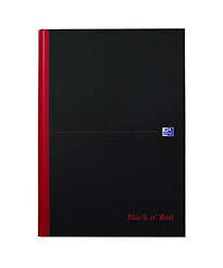 Школьные файлы и папки oxford 400047607 блокнот Черный, Красный A4 192 листов