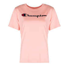 Женские футболки Женская футболка с логотипом Champion, розовая