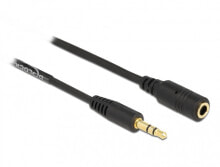 Компьютерные разъемы и переходники DeLOCK 86768 аудио кабель 1,5 m 3,5 мм Черный