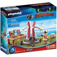 Детские игровые наборы и фигурки из дерева PLAYMOBIL Dragon Racing: Bocon With Sheep Shuttle Dreamworks Dragons