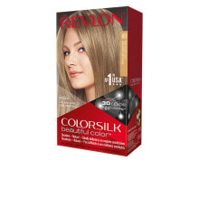 Краска для волос Revlon ColorSilk Beautiful Color No. 60 Ashy Dark Blonde Стойкая краска для волос без аммиака, оттенок  пепельный темно-русый