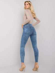 Женские джинсы Spodnie jeans-RO-SP-PNT-09.67P-jasny niebieski