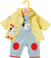 Одежда для кукол комбинезон Zapf Dolly Moda с дождевиком, размер 43см