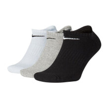 Мужские носки Мужские носки низкие черные серые белые 3 пары Nike Everyday Cushion No Show M SX7673-901