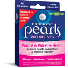 Пребиотики и пробиотики Natures Way Pearls Womens Probiotic Женские вагинальные пробиотики 1 млрд КОЕ 30 капсул