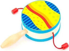Музыкальные игрушки Goki Colorful drum with handle, musical toy (GOKI-61916)
