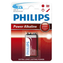 Батарейки и аккумуляторы для аудио- и видеотехники PHILIPS 6LR61 9V Alkaline Battery