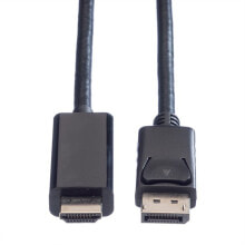 Компьютерные разъемы и переходники Value 11.99.5787 видео кабель адаптер 3 m DisplayPort Черный