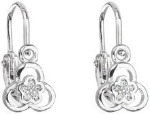 Серьги silver children´s earrings with zircon 11171.1