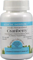 Eclectic Institute Cranberry Растительный клюквенный порошок для поддержки мочевыводящих путей 300 мг 120 растительных капсул