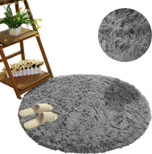 Ковры и ковровые дорожки Strado Round carpet Shaggy Strado 300x300 SilverFur (Light Gray) universal