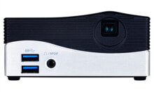 Мультимедиа-проекторы gigabyte BRIX мультимедиа-проектор Настольный проектор 75 лм DLP WVGA (854x480) Черный, Серебристый GB-BXPI3-4010
