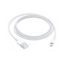 Кабели для зарядки, компьютерные разъемы и переходники apple MXLY2ZM/A кабель с разъемами Lightning 1 m Белый