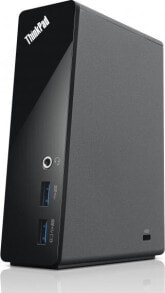 Корпуса и док-станции для внешних жестких дисков и SSD Lenovo 4X10A06688 док-станция для портативных устройств Черный