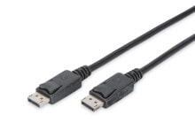Компьютерные разъемы и переходники ASSMANN Electronic AK-340100-010-S DisplayPort кабель 1 m Черный