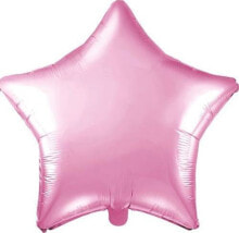 Украшения для организации праздников  Party Deco Balon foliowy Gwiazdka, jasny różowy, 48cm uniwersalny