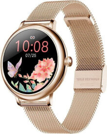 Умные часы и браслеты Smartwatch Garett Electronics Women Emma Złoty (5903991665669)