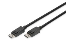 Компьютерные разъемы и переходники Digitus AK-340106-050-S DisplayPort кабель 5 m Черный