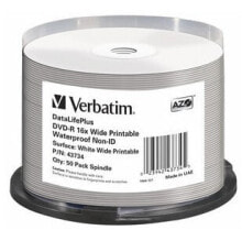 Диски и кассеты Verbatim DataLifePlus 4,7 GB DVD-R 50 шт 43734