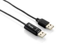 Компьютерные разъемы и переходники equip 133351 USB кабель 1,8 m 2.0 USB A Черный