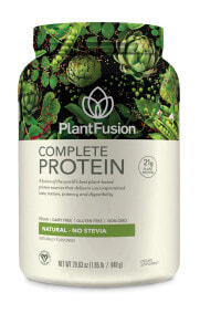 PlantFusion Complete Plant Protein Комплекс с растительным протеином - Аминокислоты с разветвленной цепью 4500 мг Глютамин 2250 мг Ферментная смесь 100 мг 22 г растительного белка 840 г с натуральным вкусом