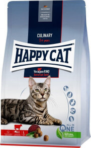 Сухие корма для кошек Сухой корм для кошек Happy Cat, для взрослых, с баварской говядиной, 4 кг