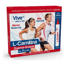 Жиросжигатели для спортсменов vive Liquid L-Carnitine + Fat Burner (12 uds)