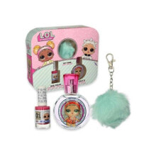 Детская декоративная косметика и духи для девочек lOL Surprise! Детский набор: духи +лак для ногтей + брелок