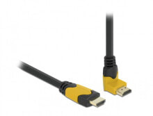 Компьютерные разъемы и переходники delock High Speed HDMI Kabel Stecker gerade zu 90 Grad oben gewinkelt 48 Gbps 8K 60 - Cable - Digital/Display/Video