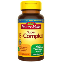 Витамины группы B Nature Made Super B Complex Комплекс витамина группы В 60 таблеток