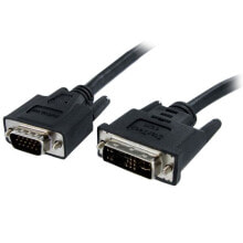 Компьютерные разъемы и переходники starTech.com DVIVGAMM3M видео кабель адаптер 3 m DVI-A VGA (D-Sub) Черный