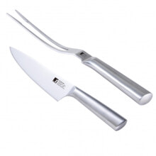 Наборы кухонных ножей Набор для барбекю нож + вилка Bergner BBQ S5001650 2 предмета