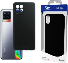 Чехлы для смартфонов 3MK 3MK Matt Case Realme 8 czarny/black