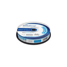 Диски и кассеты чистые Blu-ray диски BD-R 50 GB 10 шт MediaRange MR509