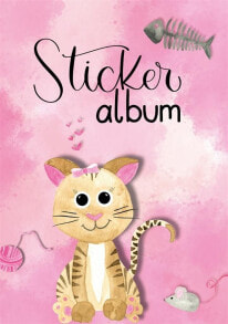 Наклейки для детского творчества Zdesign Album for stickers - Cat