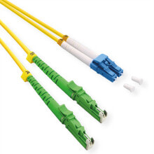 Кабели и провода для строительства ROLINE 21.15.9513 волоконно-оптический кабель 3 m LSOH OS2 LSH/APC LC/UPC Желтый