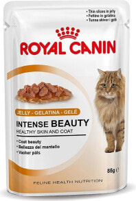 Влажные корма для кошек Влажный корм для кошек Royal Canin, INTENSE BEAUTY, для ухода за шерстью, кусочки, 85 г