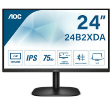 Мониторы AOC Basic-line 24B2XDAM LED display 60,5 cm (23.8") 1920 x 1080 пикселей Full HD Черный