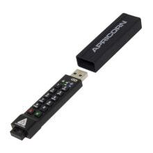 USB  флеш-накопители Apricorn Aegis Secure Key 3NX USB флеш накопитель 16 GB USB тип-A 3.2 Gen 1 (3.1 Gen 1) Черный ASK3-NX-16GB