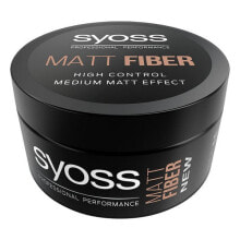 Воск и паста для укладки волос Syoss Matt Fiber  Воск для средней фиксации волос с матовым финишем 100 мл