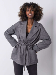 Женские пальто Удлиненное серое приталенное пальто Factory Price